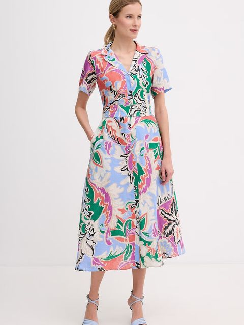 Marella sukienka letnia lniana PACCHE - zdjęcie produktu nr 1