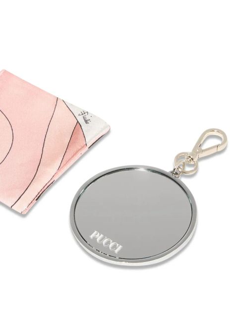 PUCCI Marmo-print mirror charm - Pink - zdjęcie produktu nr 2