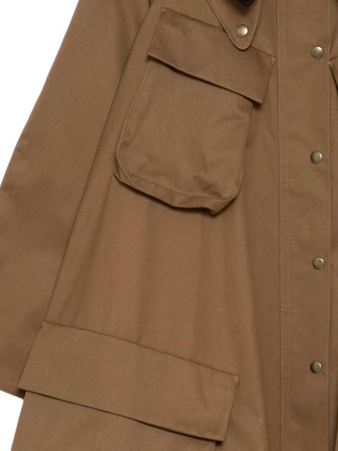 A.W.A.K.E. Mode gaberdine coat - Brown