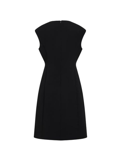 Max Mara Giunto V-notch cap-sleeves dress - Black - zdjęcie produktu nr 2
