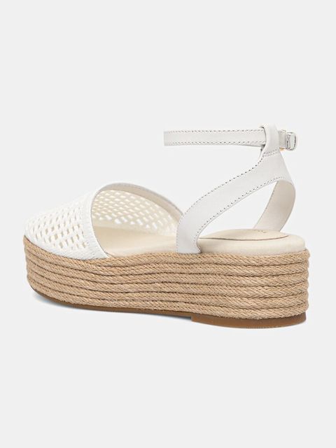 Tommy Hilfiger espadryle KNIT MESH ESPADRILLE PLATFORM kolor beżowy na platformie FW0FW08743