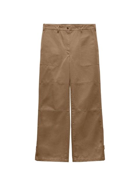 Prada wide-leg chino pants - Neutrals - zdjęcie produktu nr 1