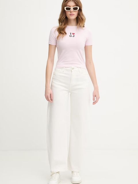 Guess Jeans t-shirt damski z bawełną - zdjęcie produktu nr 1