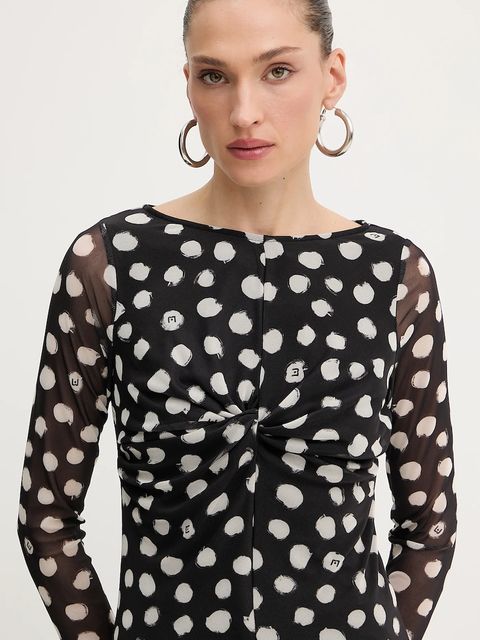 Liu Jo longsleeve kolor czarny UF5269.JS007