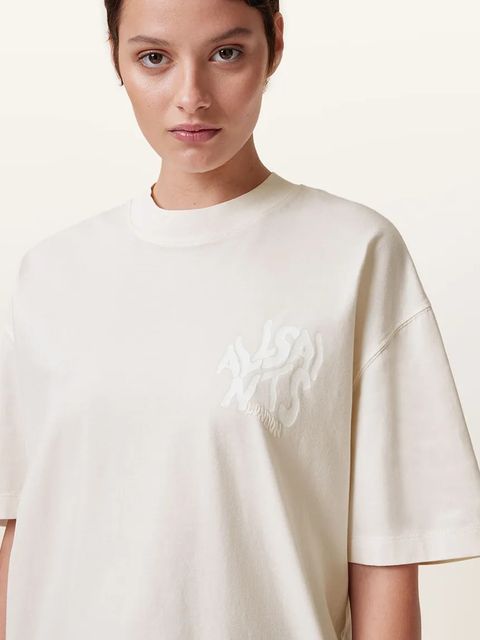 AllSaints t-shirt bawełniany ORLANDO ETTA - zdjęcie produktu nr 2