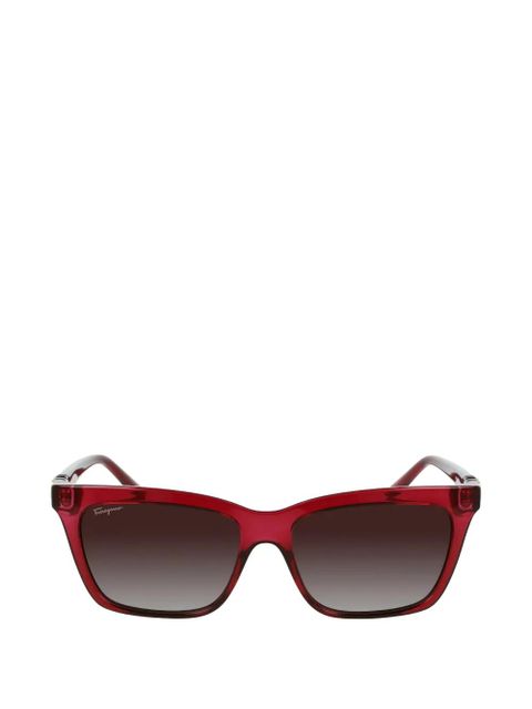 Ferragamo square-frame sunglasses - Red - zdjęcie produktu nr 1