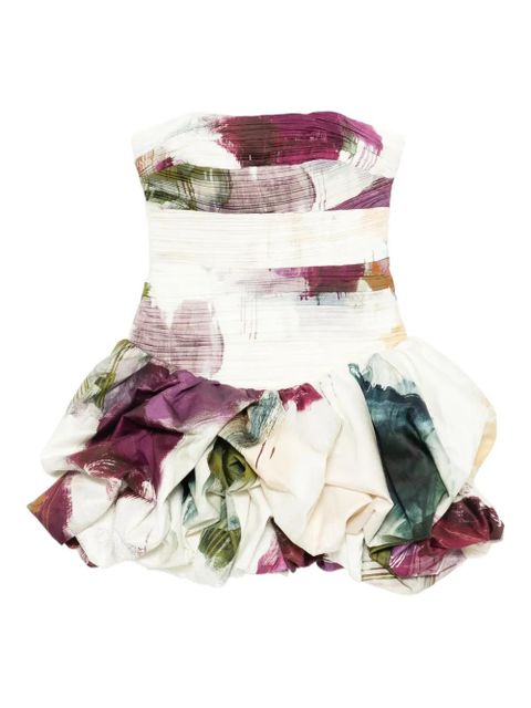 Aje Violette bubble-hem mini dress - White - zdjęcie produktu nr 1