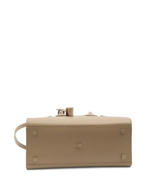 Saint Laurent Sac De Jour embossed handles small tote bag - Neutrals - zdjęcie produktu nr 2