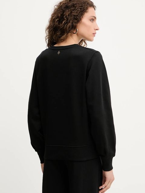 Silvian Heach bluza BASSIN damska kolor czarny z aplikacją GPA25113FE