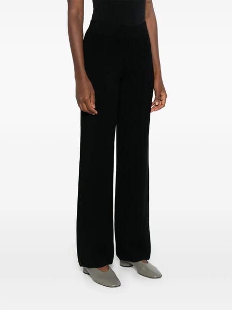 Max Mara elasticated-waist palazzo trousers - Black
