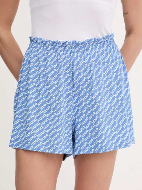 HUGO szorty piżamowe NIKKA_SHORTS damskie kolor niebieski 50534304 - zdjęcie produktu nr 1