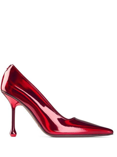 Jimmy Choo 95mm Ixia pumps - Red - zdjęcie produktu nr 1