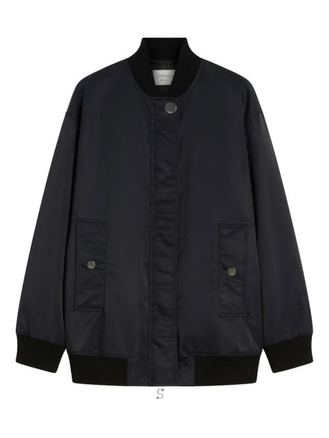 Sportmax drop-shoulder bomber jacket - Black - zdjęcie produktu nr 1