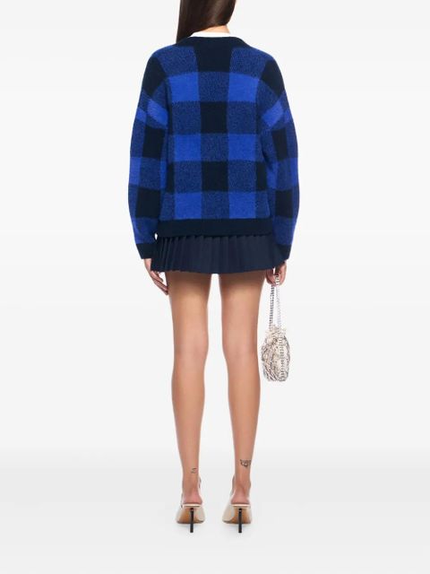 Off-White zip pleated skirt - Blue - zdjęcie produktu nr 2