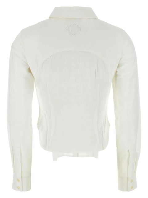 Marine Serre corset-style cotton shirt - White - zdjęcie produktu nr 2