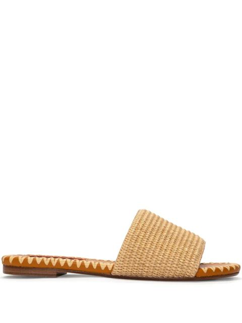 Simon Miller Raffia Salerno slides - Neutrals - zdjęcie produktu nr 1