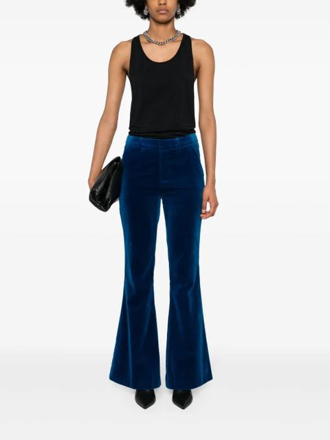 Zadig&Voltaire flared velvet trousers - Blue - zdjęcie produktu nr 2