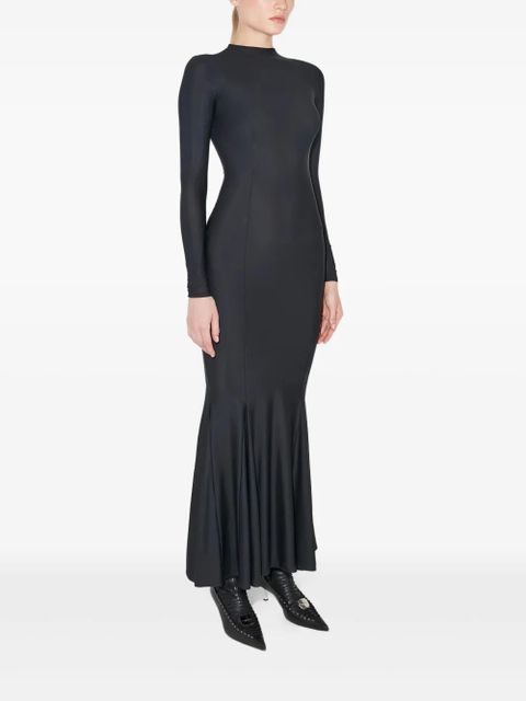 MISBHV flared goth maxi dress - Black