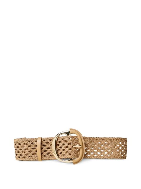 TWINSET woven buckled belt - Neutrals - zdjęcie produktu nr 1