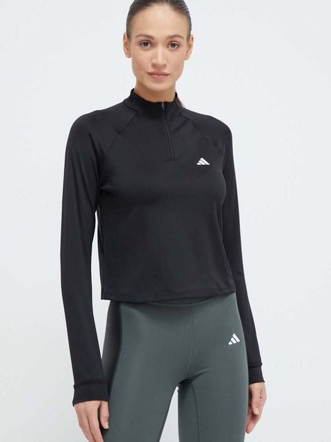 adidas Performance bluza treningowa Train Essentials kolor czarny gładka IS4028