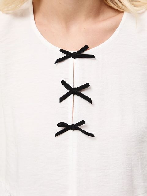 Medicine bluzka damska kolor beżowy gładka