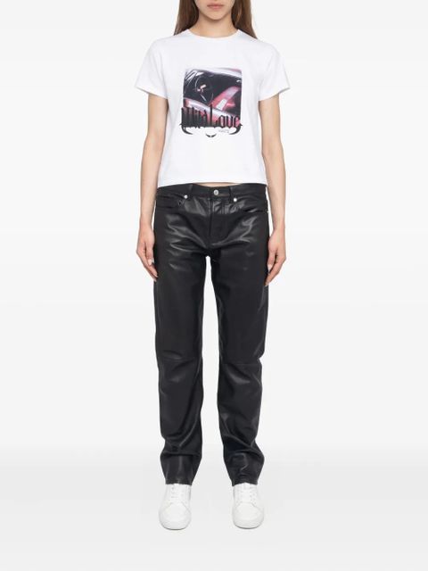 Zadig&Voltaire car-print T-shirt - White