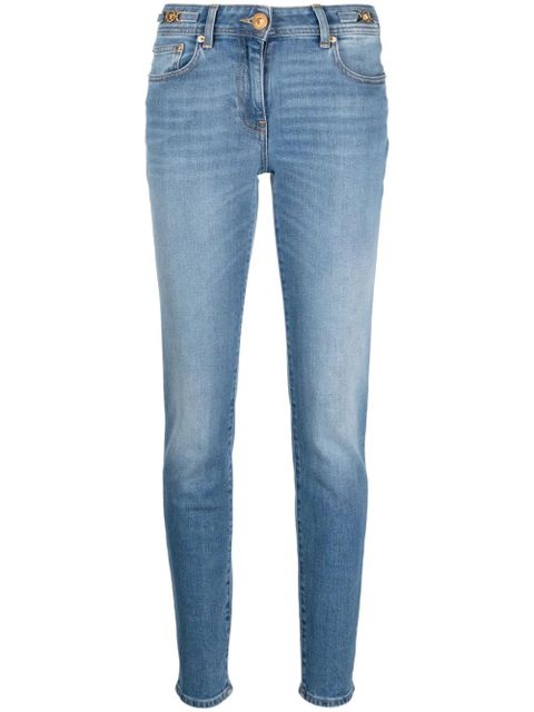 Versace low-rise Medusa Head-motif skinny jeans - Blue - zdjęcie produktu nr 1