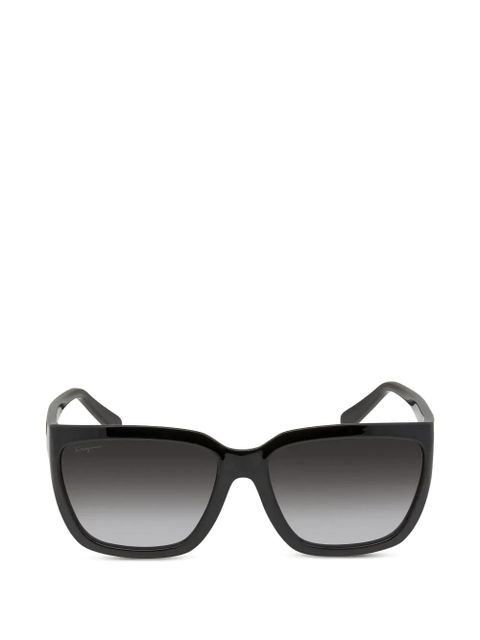 Ferragamo square-frame sunglasses - Black - zdjęcie produktu nr 1