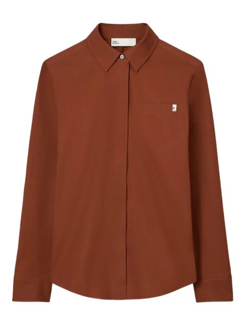 Tory Burch button-up long-sleeve shirt - Brown - zdjęcie produktu nr 1