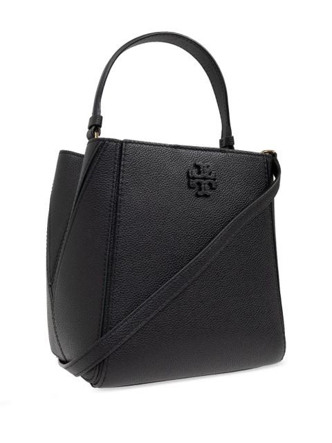 Tory Burch McGraw leather bucket bag - Black