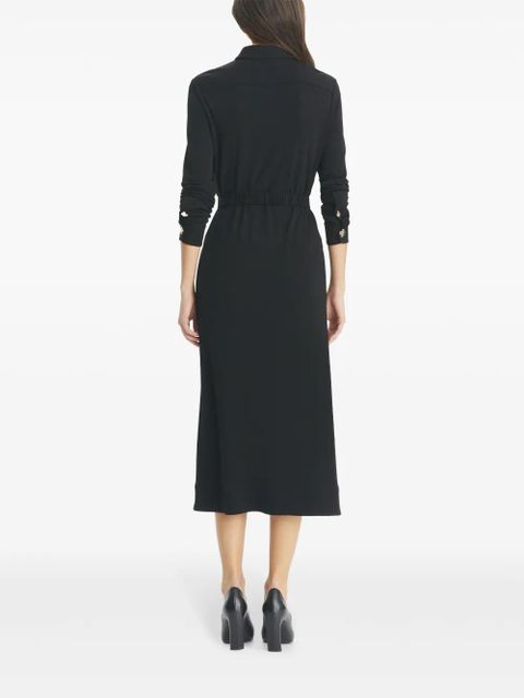 Tory Burch belted jersey shirt dress - Black