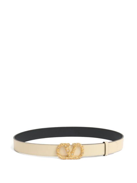 Valentino Garavani 30mm VLogo Signature belt - Neutrals - zdjęcie produktu nr 1