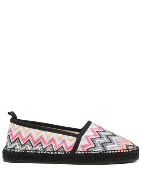 Missoni chevron-knit espadrilles - Black - zdjęcie produktu nr 1