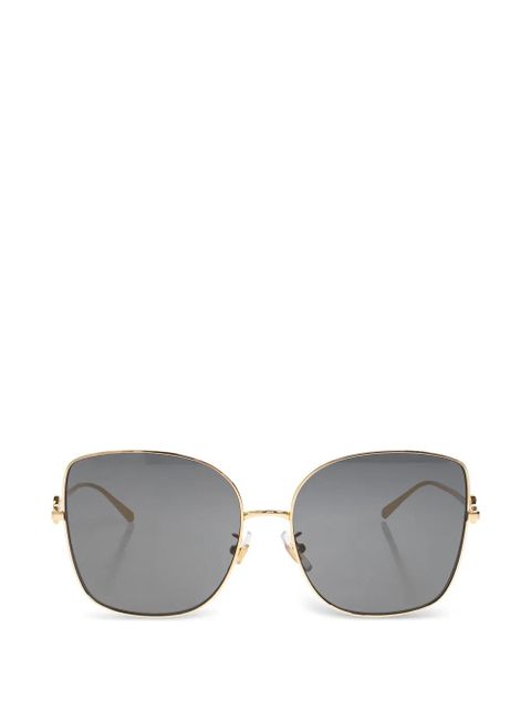 Tory Burch oversized-frame sunglasses - Gold - zdjęcie produktu nr 1