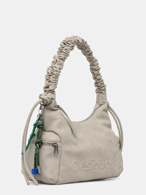 Desigual torebka 0 kolor beżowy 25WAXPB0 - zdjęcie produktu nr 2