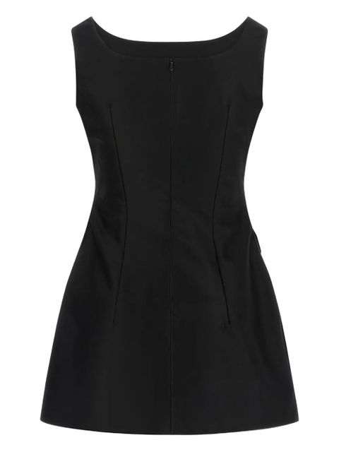 Magda Butrym 04 rose-embellished mini dress - Black