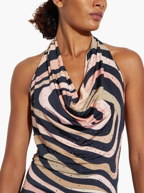 PUCCI marmo-print dress - Black