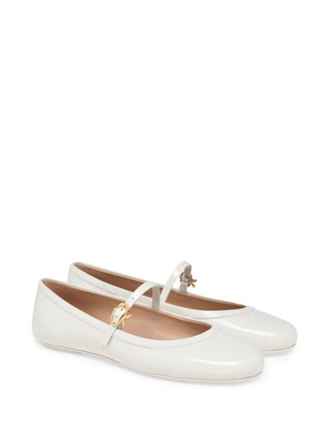 Gianvito Rossi Carla ballet flats - White