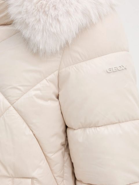 Geox kurtka BACKSIE kolor beżowy zimowa W5628S T3121