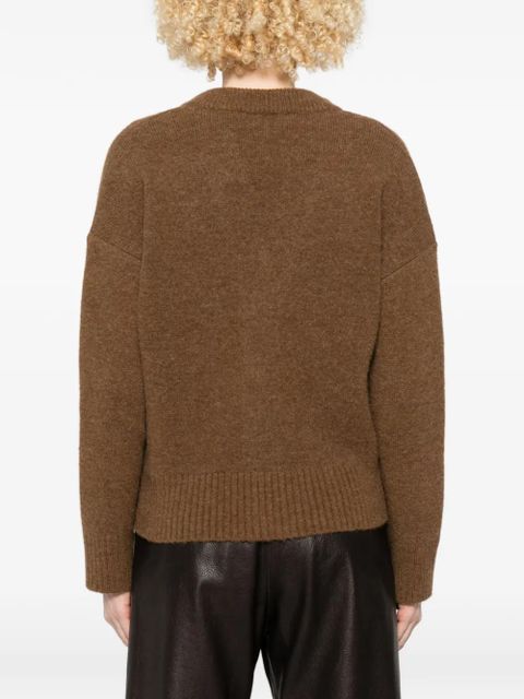 AMI Paris Ami de Coeur cardigan - Brown