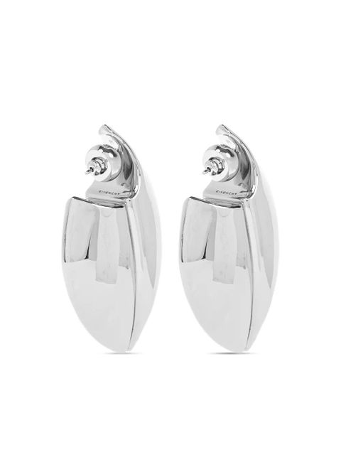 Givenchy Cocoon curved-shape earrings - Silver - zdjęcie produktu nr 1
