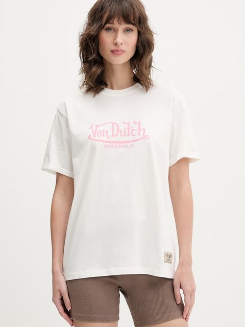 Von Dutch T-shirt damski bawełniany - zdjęcie produktu nr 2