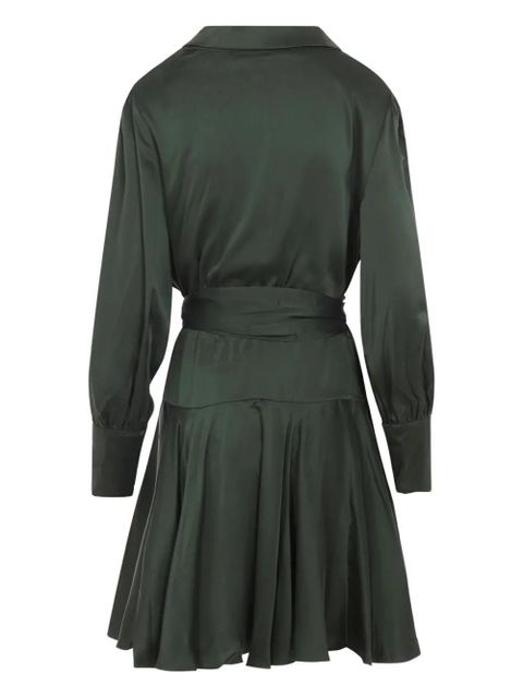 ZIMMERMANN wrap-effect ruffled dress - Green - zdjęcie produktu nr 2
