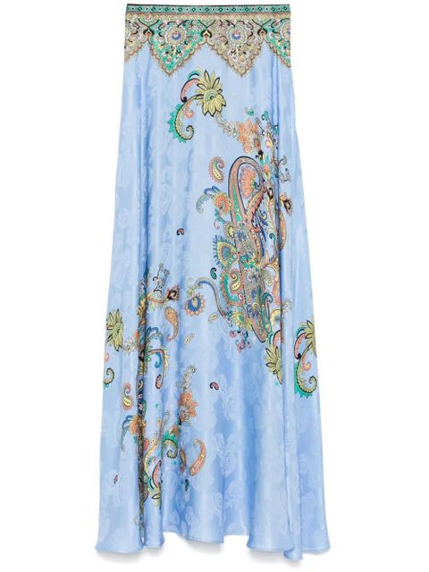 ETRO paisley maxi skirt - Blue - zdjęcie produktu nr 1