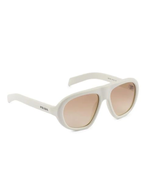 Prada Eyewear pilot-frame sunglasses - White