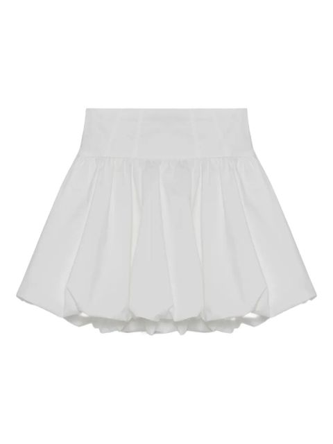 Simkhai Pippa bubble-hem mini skirt - White - zdjęcie produktu nr 1