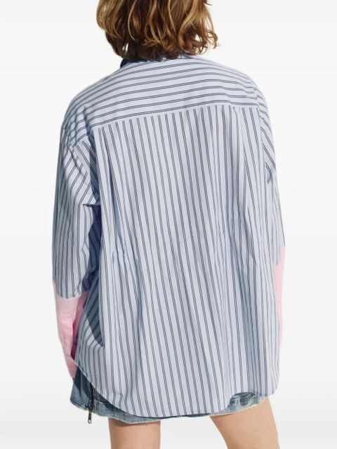 Essentiel Antwerp Peanuts™ embroidery striped shirt - Blue