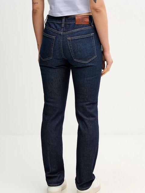 Calvin Klein Jeans jeansy damskie kolor granatowy LV147D781G