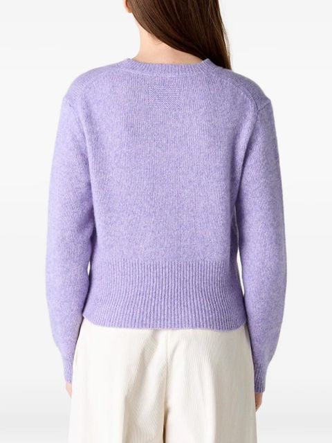 Guest In Residence crew knitwear - Purple
