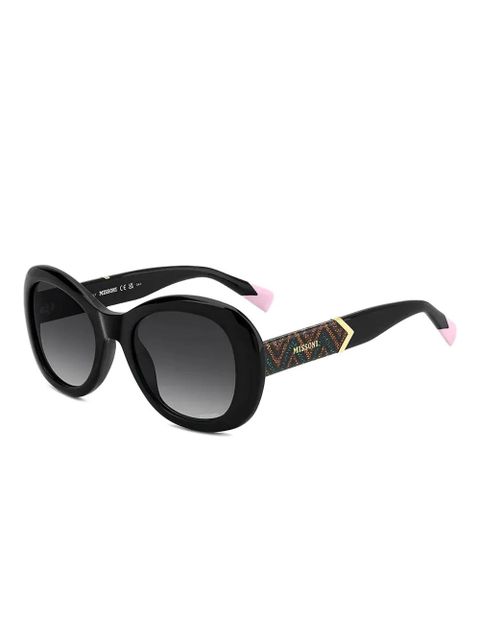 MISSONI EYEWEAR DNA oval-frame sunglasses - Black - zdjęcie produktu nr 2